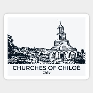Churches of Chiloé - Chile Magnet
